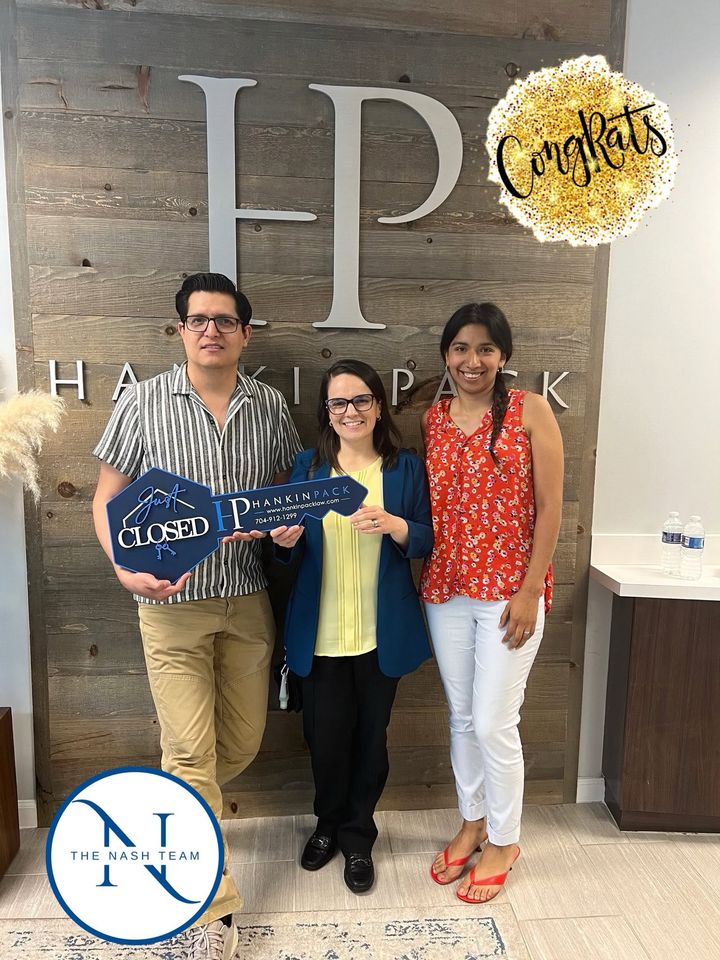 Ruby Nash celebrating a closing with clients